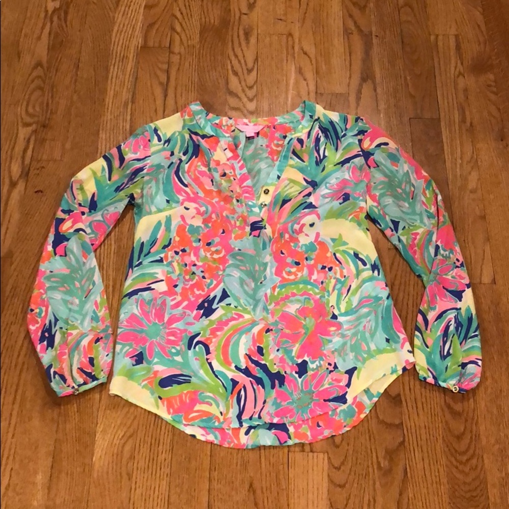💐 Lilly Pulitzer long sleeve top 💐
